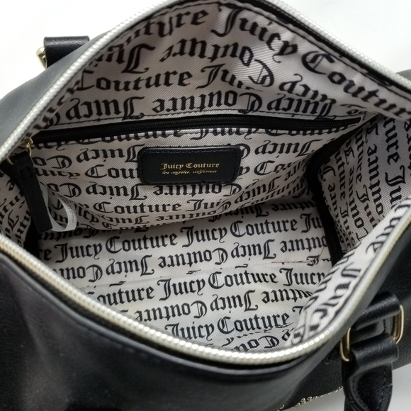 Juicy Couture Be Classic II Satchel Tic Tok Bag Logo Y2K  Crossbody 90s Coquette - Picture 10 of 16